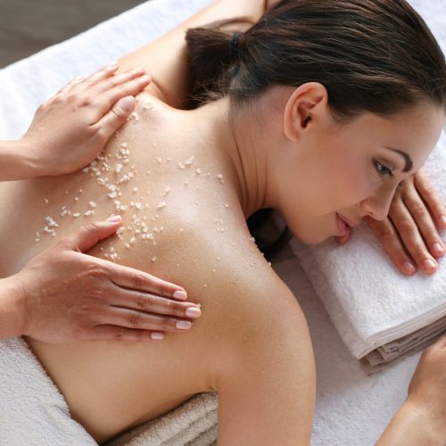 Beauty. Girl in the spa salon